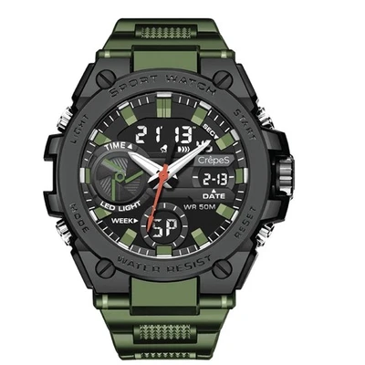 Force Series Digital Watch for Men Latest | 10-Year Battery | LED Backlight | 5 - Image 1 of 4