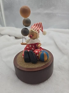 Vintage "Send in the Clowns" Dans Kinder Figur Clown Spieluhr Hummelwerk Japan - Bild 1 von 5