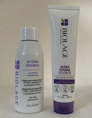 Biolage Hydra Source Shampoo + Leave In Cream Conditioner Travel Size TSA Size - Image 1 of 3