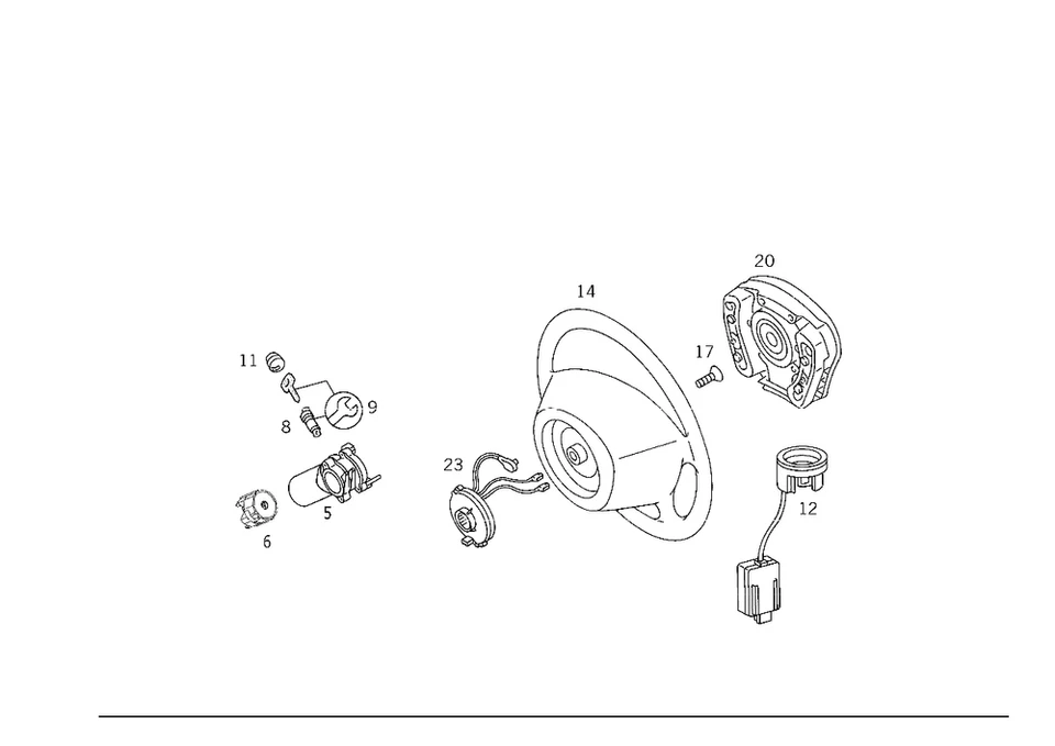 Interruptor de encendido GENUINO MERCEDES 1685451004 MERCEDES-BENZ ML320 ML55 AMG ML500 Foto 1 de 1