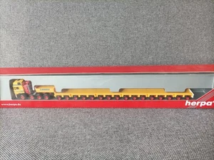 Herpa H0 1:87 in OVP: 147286 MAN E2000 16-achs Tieflade-Sattelzug "P. Wirzius" - Bild 1 von 6