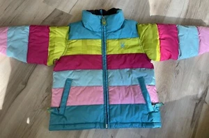 Spyder Winter Snow Ski Jacket Girls Bitsy Duffy Puffer Jackets, Size 4 - Picture 1 of 8