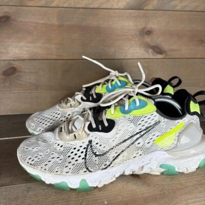 nike react vision mens size 11 shoes white athletic running sneakers - Image 1 of 4