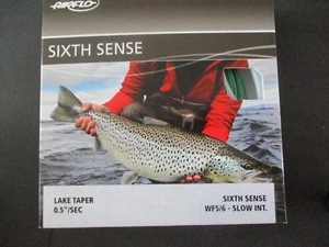 Airflo sixth sense wf 5/6 slow inter trout fly line 0.5 inches per second new