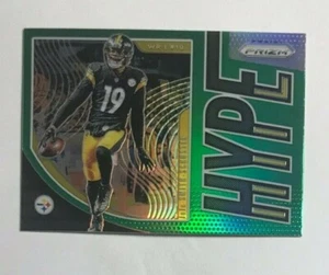 Panini Prizm 2019 Football Hype JuJu Smith-Schuster verde inserto paralelo #H-JS! - Imagen 1 de 2