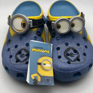CROCS Crocs Despicable Me 4 Classic Clog NWT Minions Blue/Yellow Size 8W (6M) - Picture 1 of 7