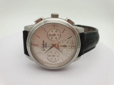 Glashütte Original Senator Chronograph Steel Men's Wristwatch Incl. Box - Image 1 of 4