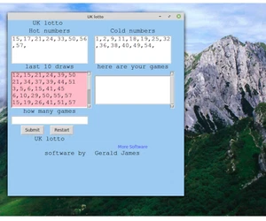 UK Lotto Lottery Numbers software DVD for Windows 7 & 8 & 10 - Picture 1 of 3