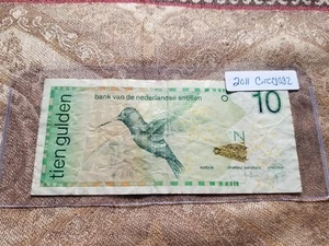 Netherlands Antilles 10 Gulden 2011 Circulated - C1092 Tariff Incl - Picture 1 of 2