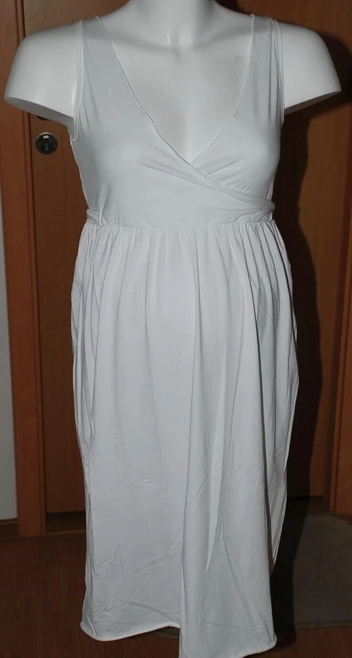 Umstandskleid Stillkleid QUEENMUM  Gr. 38 / 40 weiß  NEU - Bild 1 von 1