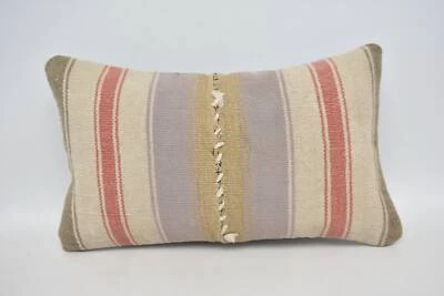 Antique Pillows, 12"x20" Red Pillow Cover, Interior Designer Pillow - Image 1 of 4
