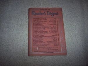 THE READERS DIGEST MAGAZINE SEPTEMBER 1942 #16 - Imagen 1 de 4