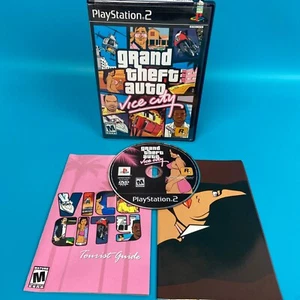 Grand Theft Auto Vice City PS2 PlayStation 2 Complete CIB + Map - Picture 1 of 5