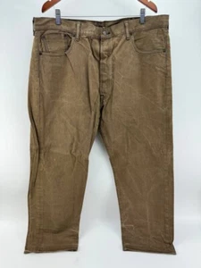 Levis 501XX Mens Brown Jeans Pants Size 42x30 - Picture 1 of 5