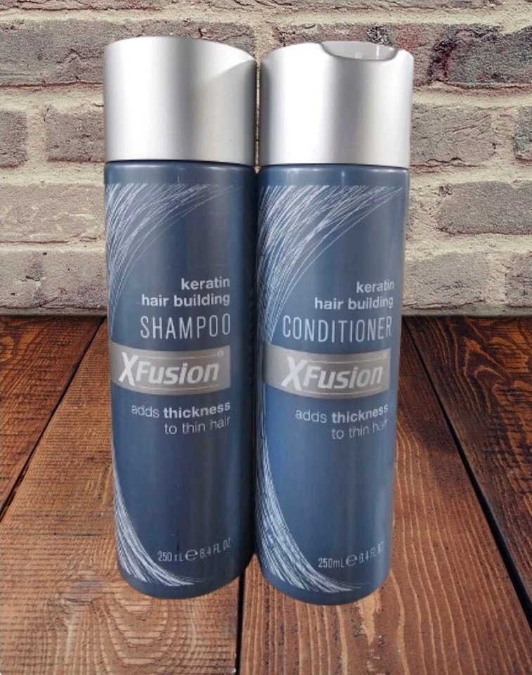 Champú y acondicionador para la construcción del cabello de queratina XFUSION 8,4 OZ dúo  Foto 1 de 1