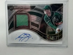 Daulton Jefferies 2021 Select Baseball PATCH AUTO RC (027/299) Oakland Athletics - Bild 1 von 2