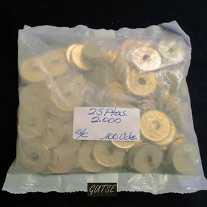*GUTSE* BOLSA FNMT DE 100 MONEDAS, 25 PESETAS 2000, SIN CIRCULAR. - Imagen 1 de 1