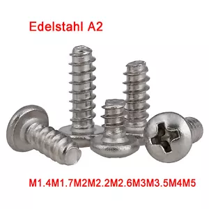 Phillips Pan Testa Lamiera Viti Autobloccanti Coda Piatta - Acciaio Inox A2 - Foto 1 di 4
