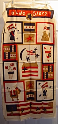Olde Glory Cotton Fabric  Craft Panel Sandy Gervais Moda Fabrics Quilt  - Image 1 of 4