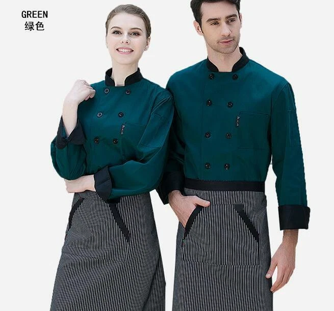 Unisex Chef Jacket Coat Restaurant Hotel Work Uniform Short Mesh Sleeves - Image 1 of 1