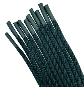 Matte Dark Green Tipped Dark Green Drawstring - Pack of 10 pc. , 70 inches long - Picture 1 of 2
