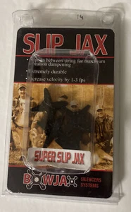 Bowjax Super Slip Jax Black Bow String Dampener Silencer #1040s 4 Ea Bowhunting - Picture 1 of 4