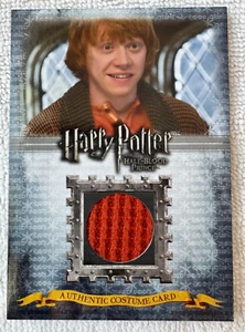 Harry Potter Half Blood Prince Rupert Grint Ron Weasley costume card 263/360 - Picture 1 of 11