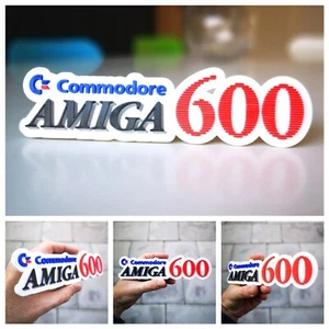 Commodore Amiga 600 logo / shelf display / fridge magnet - gaming collectible - Picture 1 of 7