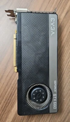 EVGA Nvidia GeForce GTX660 Ti 2GB 02G-P4-3069-KB PCIe Graphics Video Card(Parts) - Image 1 of 4
