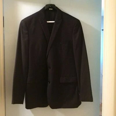 Bar III Blazer Suit Jacket Mens 44R Slim Fit Black - Image 1 of 4