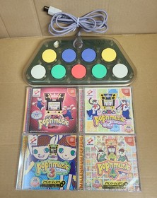 Pop'n Controller DreamCast + Pop'n Music 1 - 4 NTSC-J Japan Sega DC Konami #3