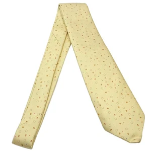 HERMES Tie Silk Yellow /180991 - Picture 1 of 4