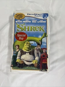 Shrek Big Box VHS Movie New Sealed 2001 Dreamworks Mike Myers Eddie Murphy - Picture 1 of 5