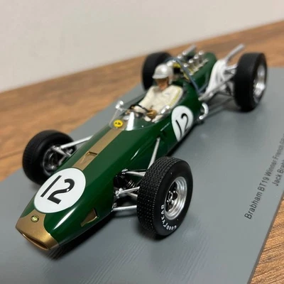 Modellino auto Spark 1/18 Brabham BT19 1966 Campione del Mondo GP di Francia - Immagine 1 di 4