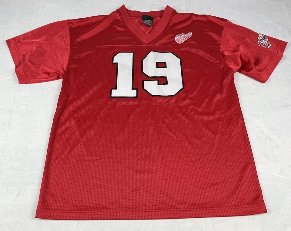 Camiseta De Colección Pro Edge Detroit Red Wings Steve Yzerman Manga Corta Para Hombre M NHL Foto 1 de 4