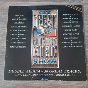 Various - The Great Country Music Show - 12" double vinyl LP album - Picture 1 of 20