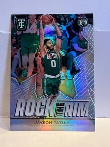 Jayson Tatum Boston Celtics 2024-25 Totally Certified Panini ROCK THE RIM 4 - Bild 1 von 2