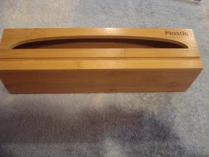 NEU SEVILLE CLASSICS BAMBUS LEBENSMITTELVERPACKUNG SPENDER FÜR KUNSTSTOFF (13,5" X 3,5" X 3,5") - Bild 1 von 10