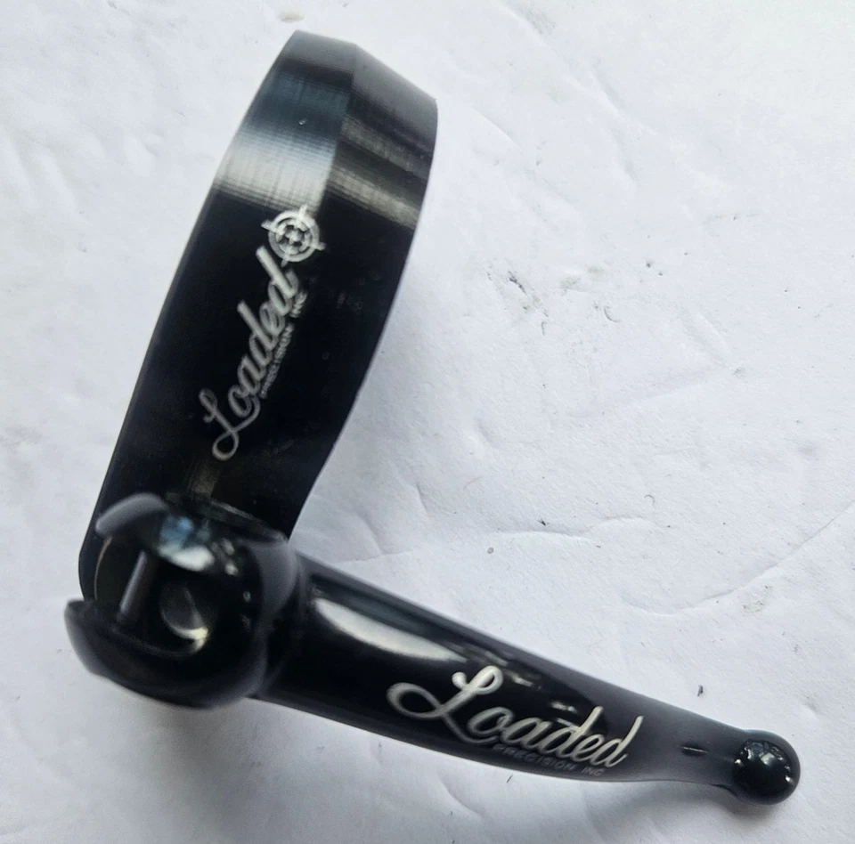 Загруженный быстросъемный воротник-зажим сиденья X-Lite, ЧЕРНЫЙ, 6061 алюминий, 24 г, новый из старых запасов - Изображение 1 из 2