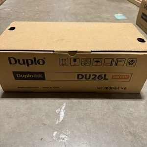 DUPLO DP-U950 DU26L Original INK Brown 1000ML X6 Cartridge DP-J450 / DP-U550 - Afbeelding 1 van 2