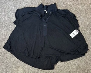 Free People Top Damen S schwarz leicht Freizeit fließend - Bild 1 von 5