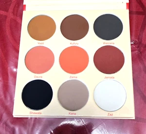 The Warrior II by Juvia's MIrrored Magnetic Closure--9 Eye Shadow Palette New - Picture 1 of 2