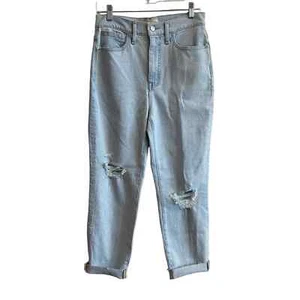 Neu mit Etikett Madewell The Momjean in Harman Wash: Rohsaum Edition Größe 27 - Bild 1 von 10
