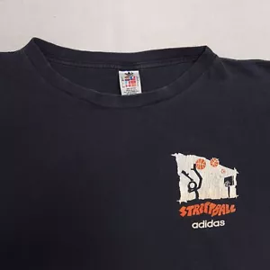 Adidas Streetball Grafica Casual Maglietta Manica Corta Uomo Taglia XL Nero - Foto 1 di 9