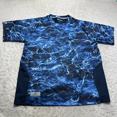 Футболка мужская Mossy Oak Fishing Aqua Elements синяя полиэстер размер средний M - Изображение 1 из 4