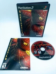 Spider-Man 2 (Sony PlayStation 2, 2005) PS2 Complete CIB w: Manual Tested Works - Picture 1 of 2