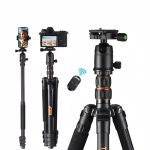 81 Zoll DSLR Kamera Stativ mit 360 Panorama Kugelkopf für Reisen und Aufnahmen - Bild 1 von 8