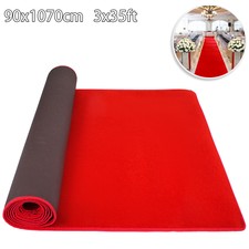 3x35ft Red Carpet Aisle Runner Hollywood Aisle Party Event Outdoor and Indoor