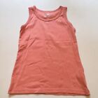 Justice Girl's Coral Peach Tank Top Size 14/16 Summer Top