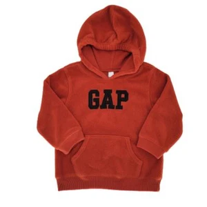Gap Baby 3T Sudadera con Capucha Pullover Polar Sherpa Naranja - Imagen 1 de 7